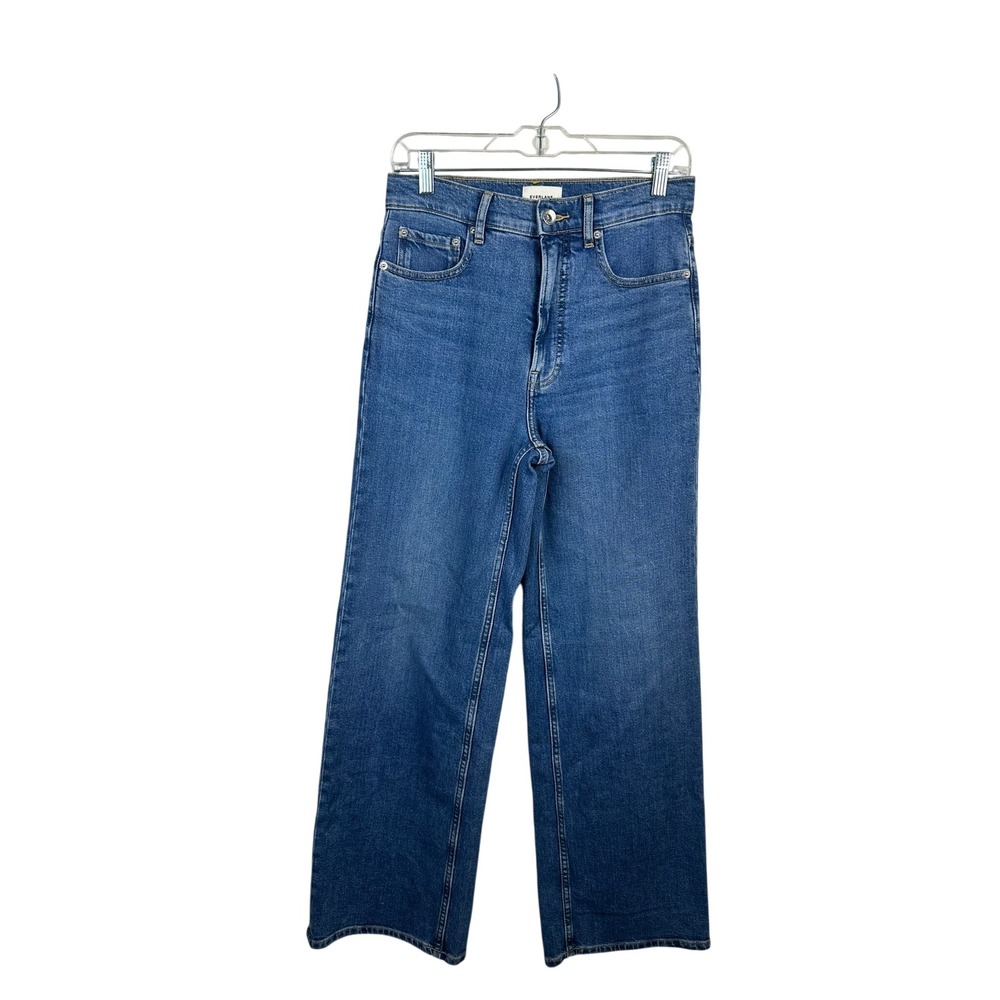 Everlane The Way-High Sailor Jean Womens 27L Blue Excellent Wide Leg High Rise